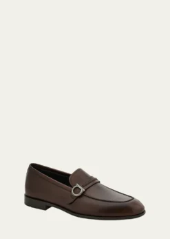 FerragamoMen's Terence Leather Gancini Loafers