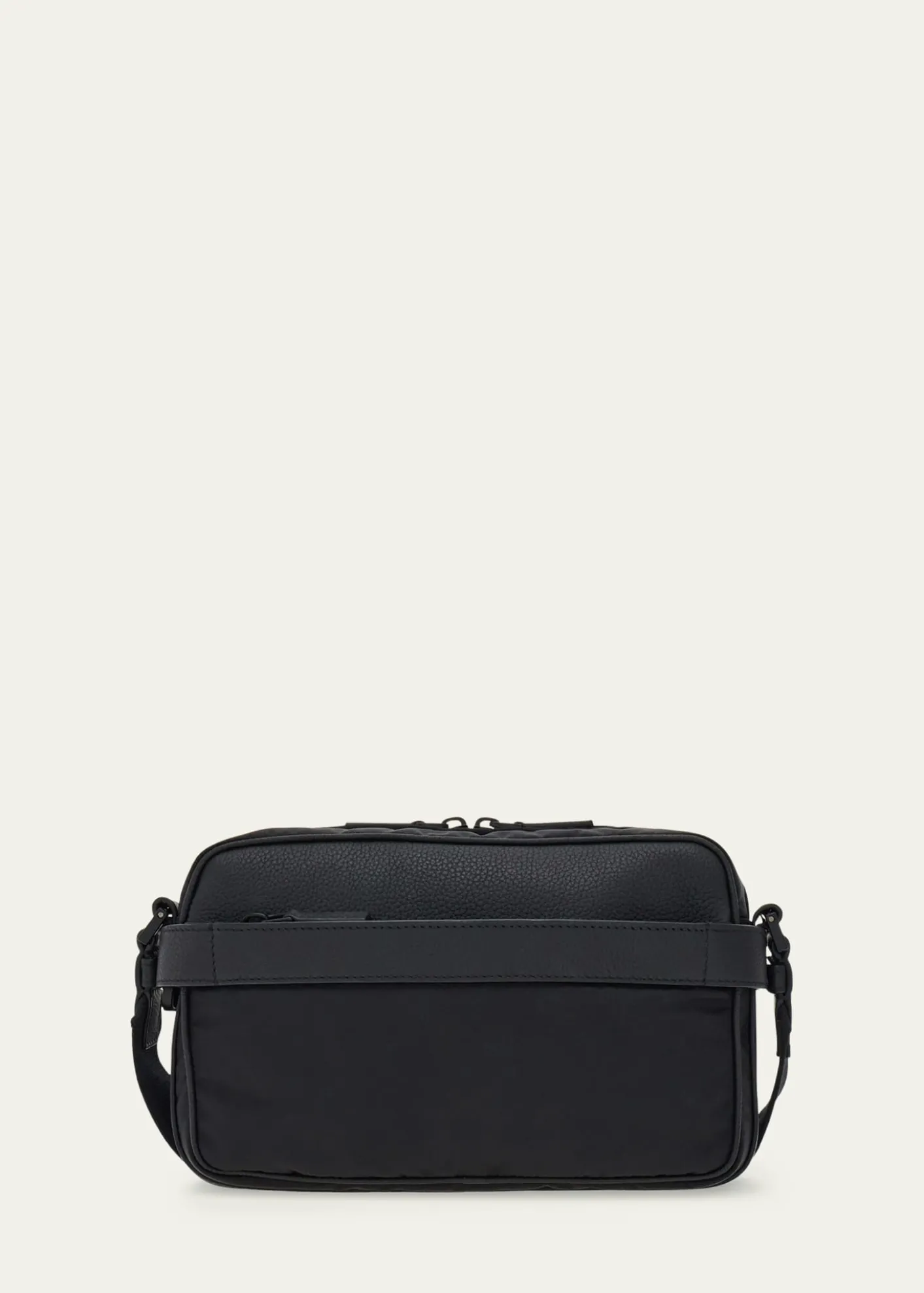 FerragamoMen's Twins Nylon and Leather Shoulder Bag