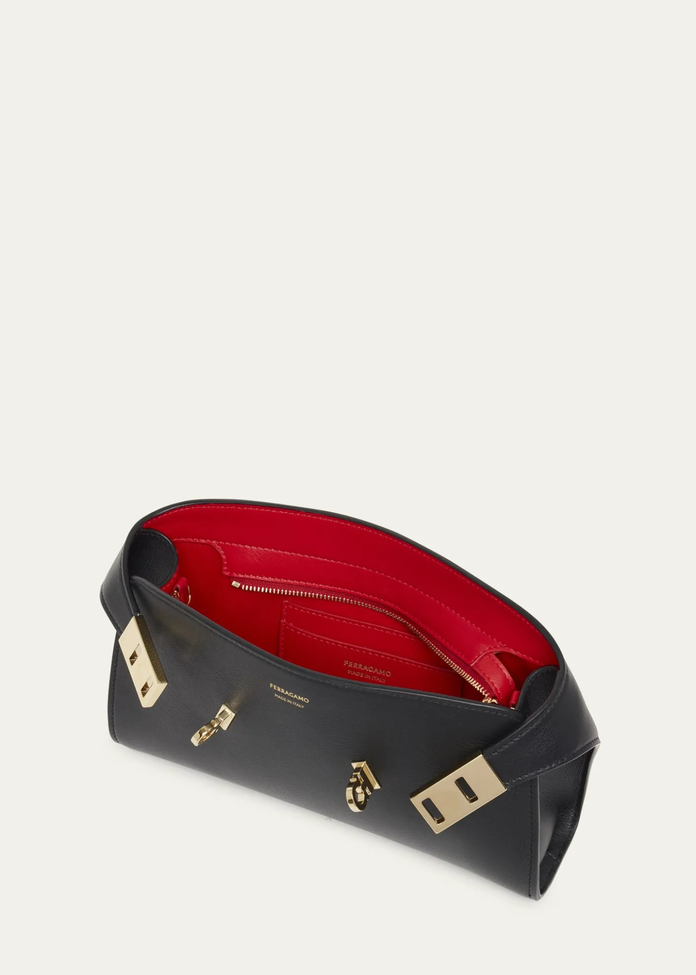 FerragamoMini Hug Leather Crossbody Bag