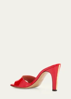 Ferragamo95mm Tatiana Leather Mules