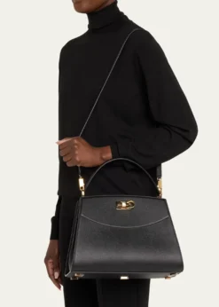 FerragamoNew Studio Box Medium Top Handle Bag