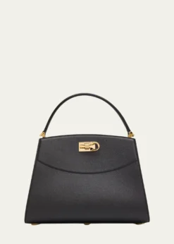 FerragamoNew Studio Box Medium Top Handle Bag