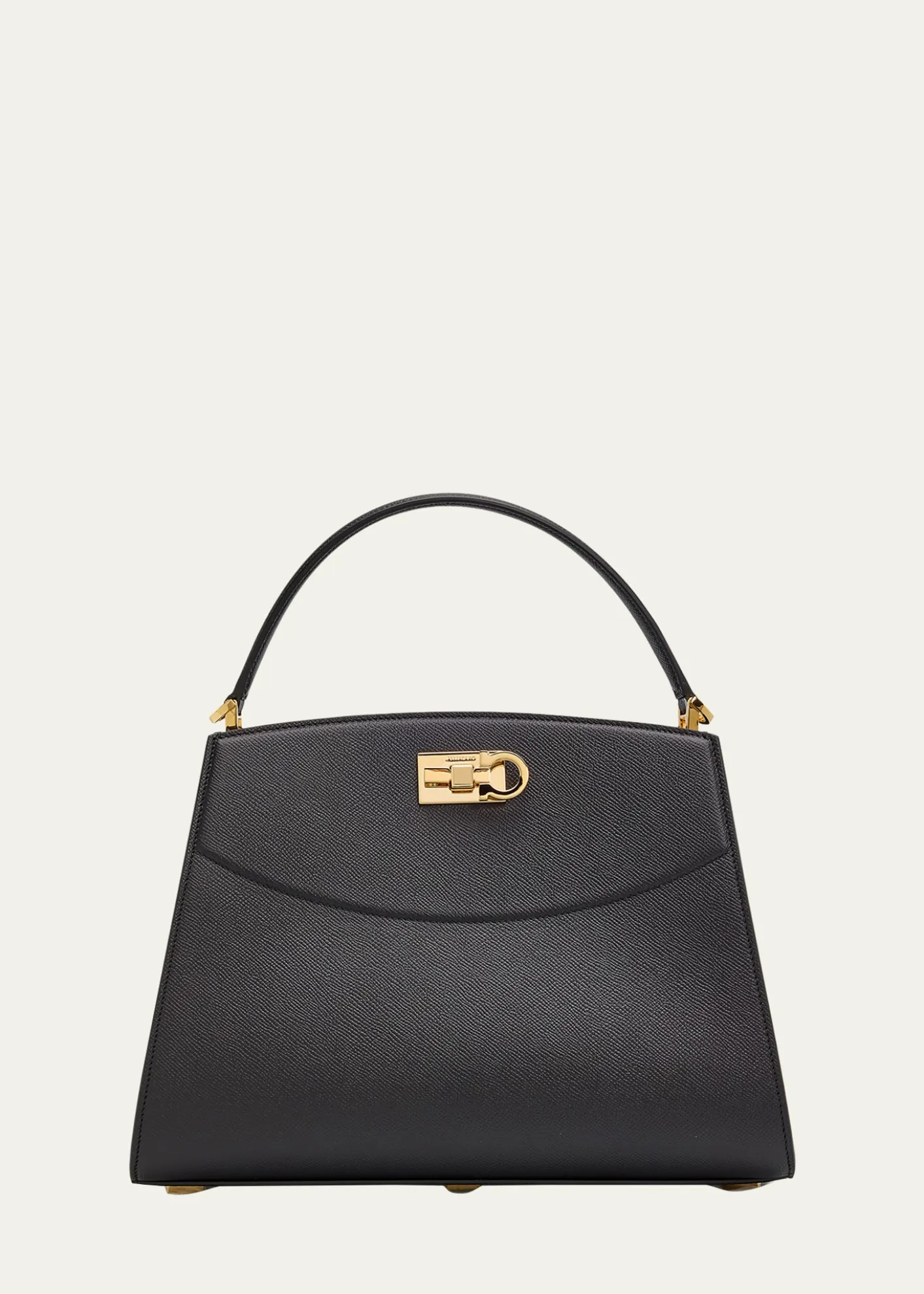 FerragamoNew Studio Box Medium Top Handle Bag