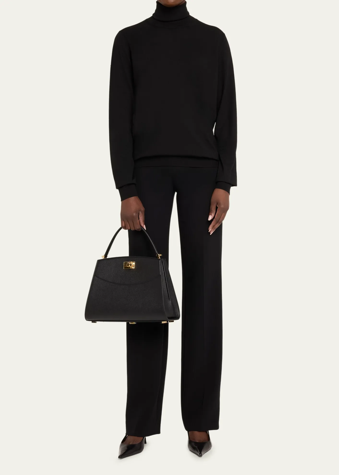 FerragamoNew Studio Box Medium Top Handle Bag