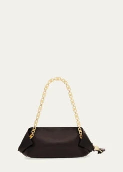 FerragamoScarf Smooth Leather Gancio Shoulder Bag
