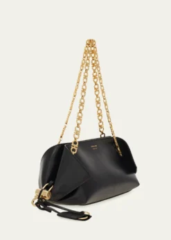 FerragamoScarf Smooth Leather Gancio Shoulder Bag