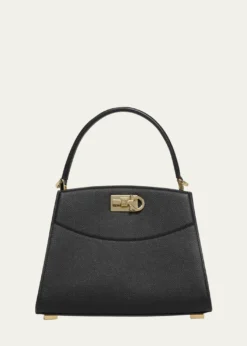 FerragamoThe New Studio Small Box Leather Top-Handle Bag
