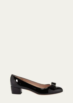 FerragamoVara Bow Leather Low Pumps