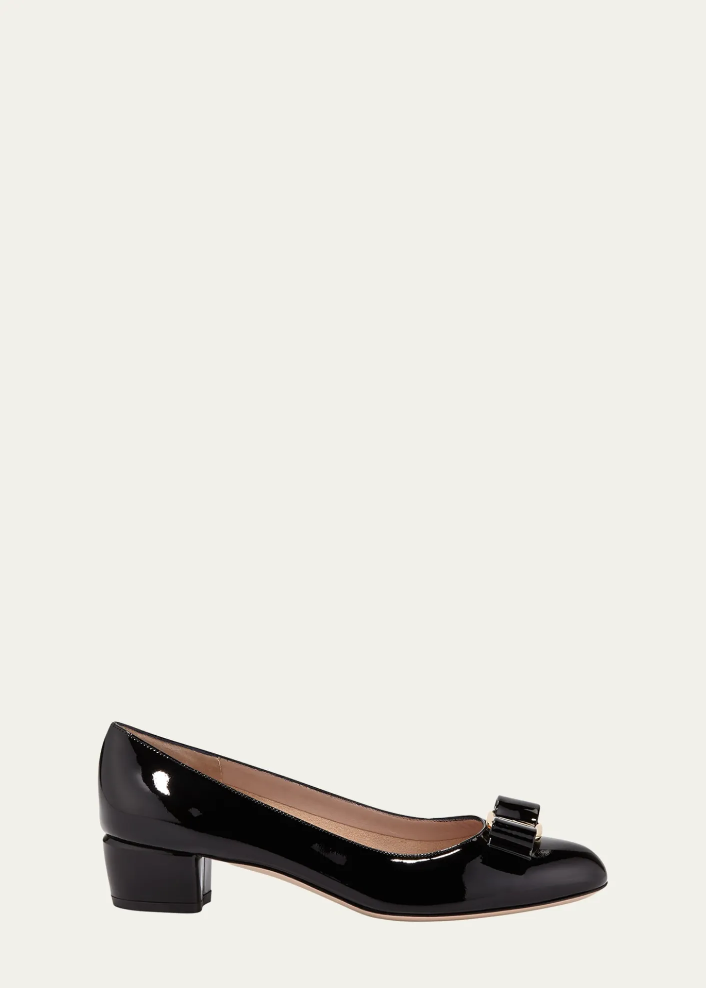 FerragamoVara Bow Leather Low Pumps
