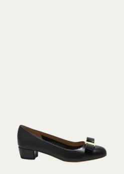 FerragamoVara Icon Leather Bow Pumps