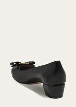 FerragamoVara Icon Leather Bow Pumps