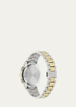 FerragamoVega Upper East Chrono Two-Tone Bracelet Watch, 42mm