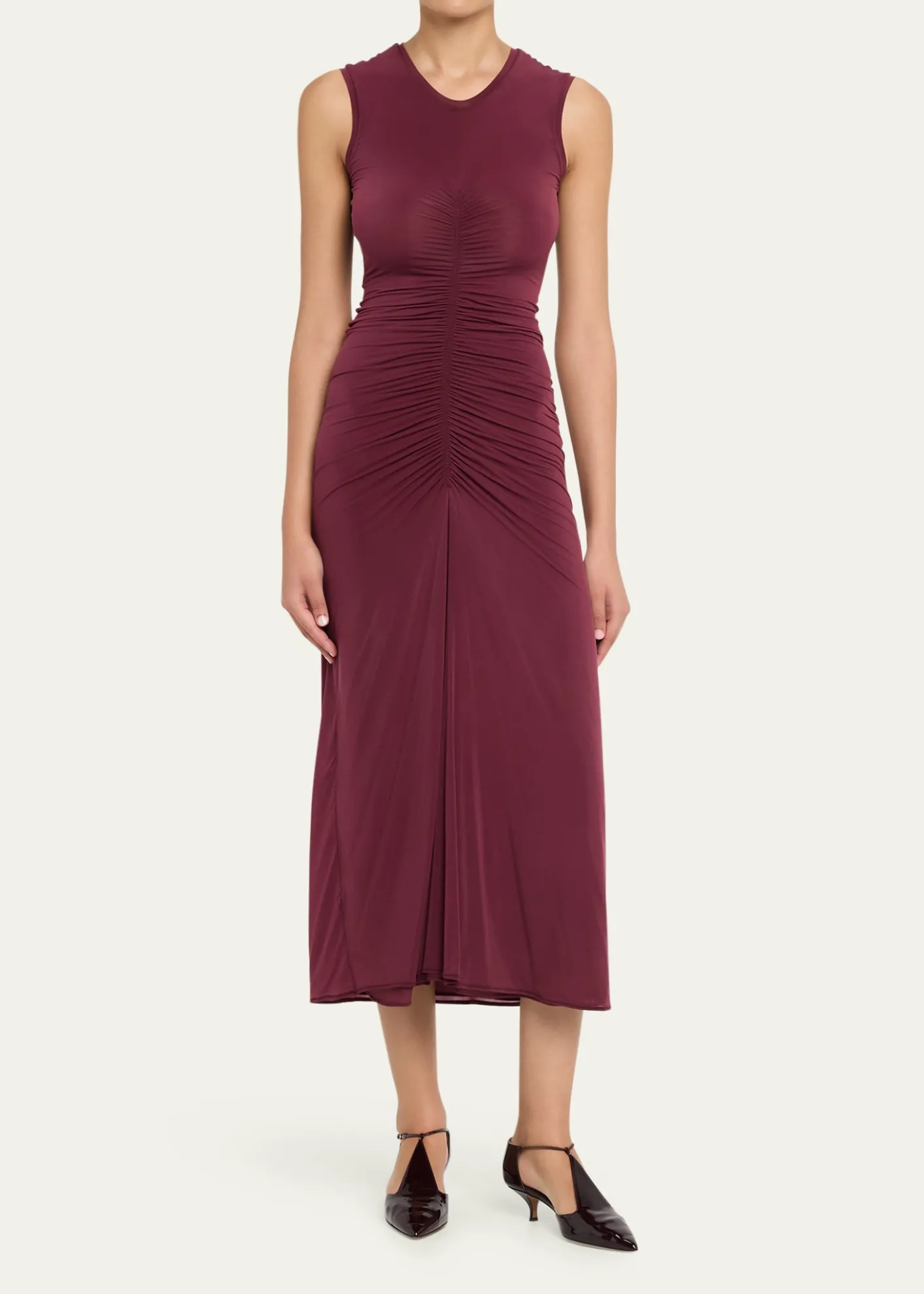 FFormeGisela Sleeveless Ruched Jersey Dress