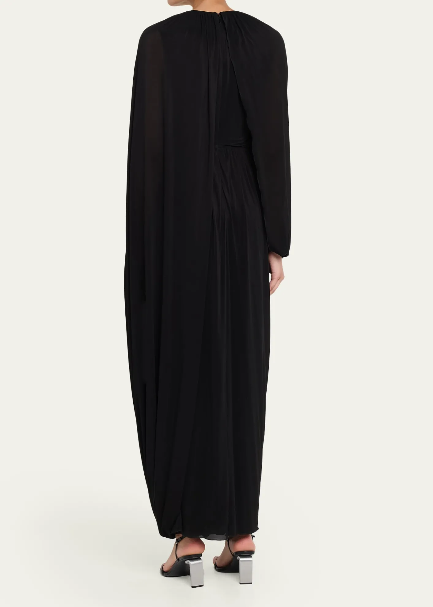 FFormeKahlo Assymetric Draped Loop Jersey Dress