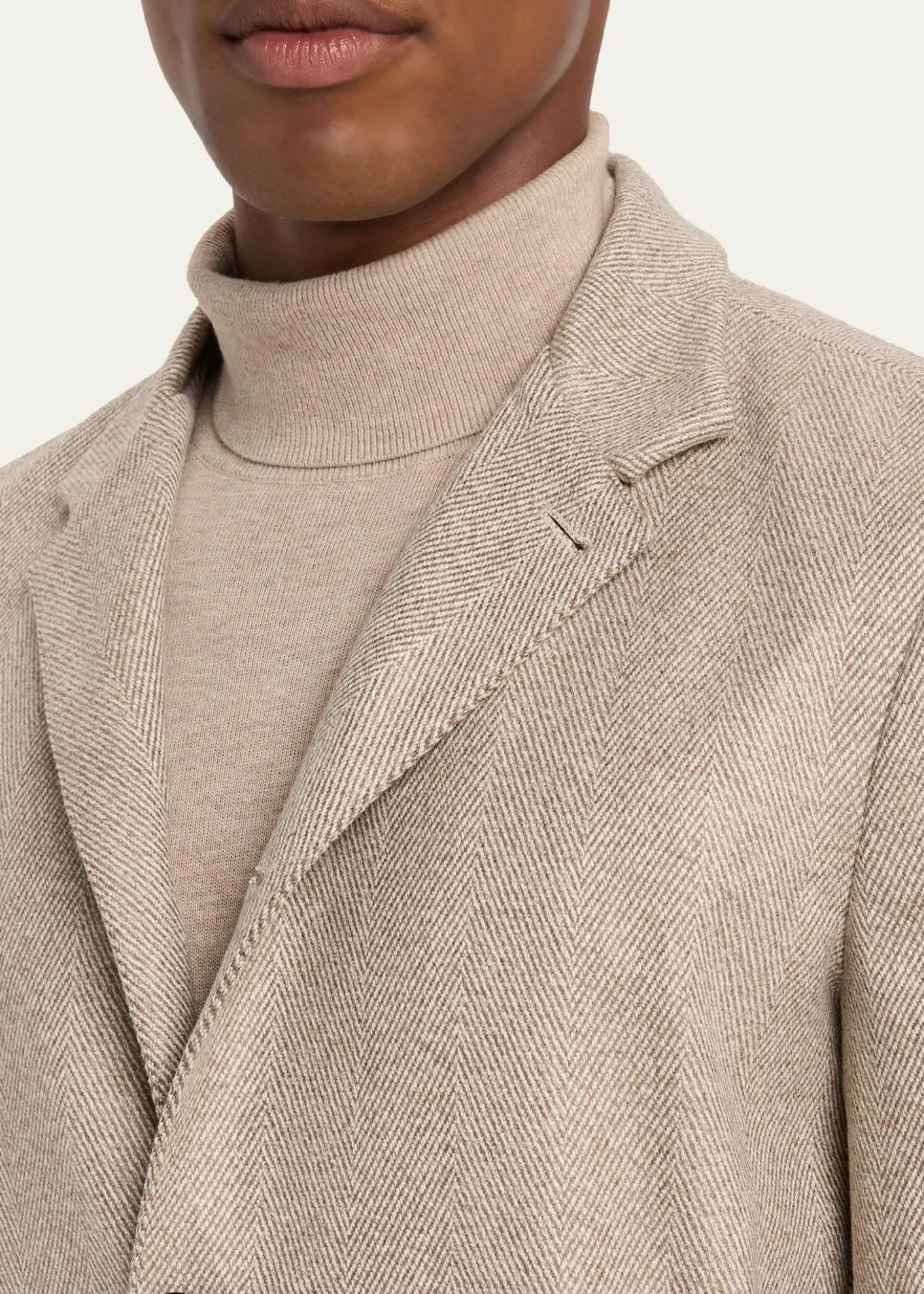 FioroniMen's Cashmere Herringbone Voyager Jacket