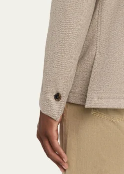 FioroniMen's Cashmere Herringbone Voyager Jacket