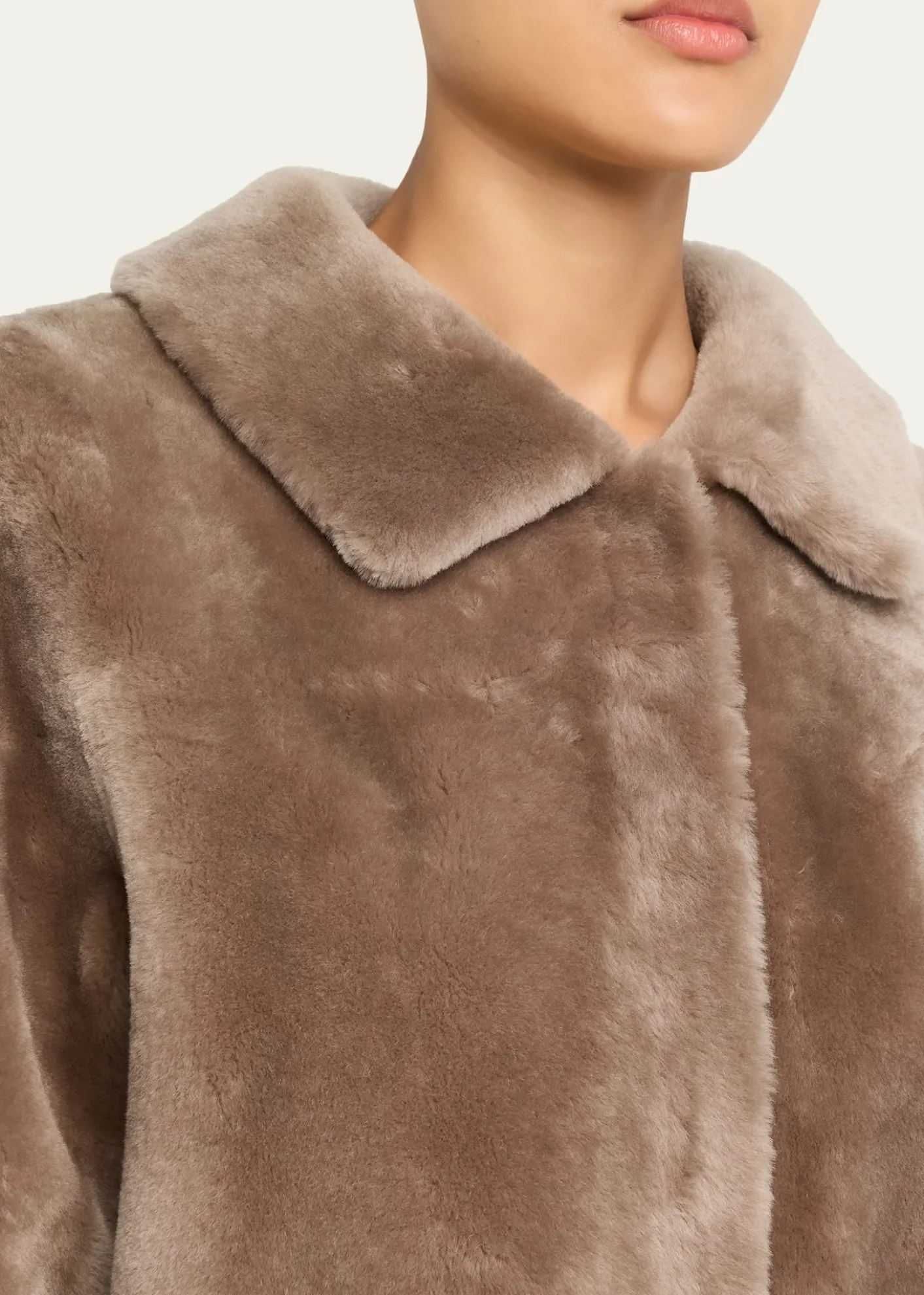 FleuretteOdette Reversible Cropped Shearling Jacket