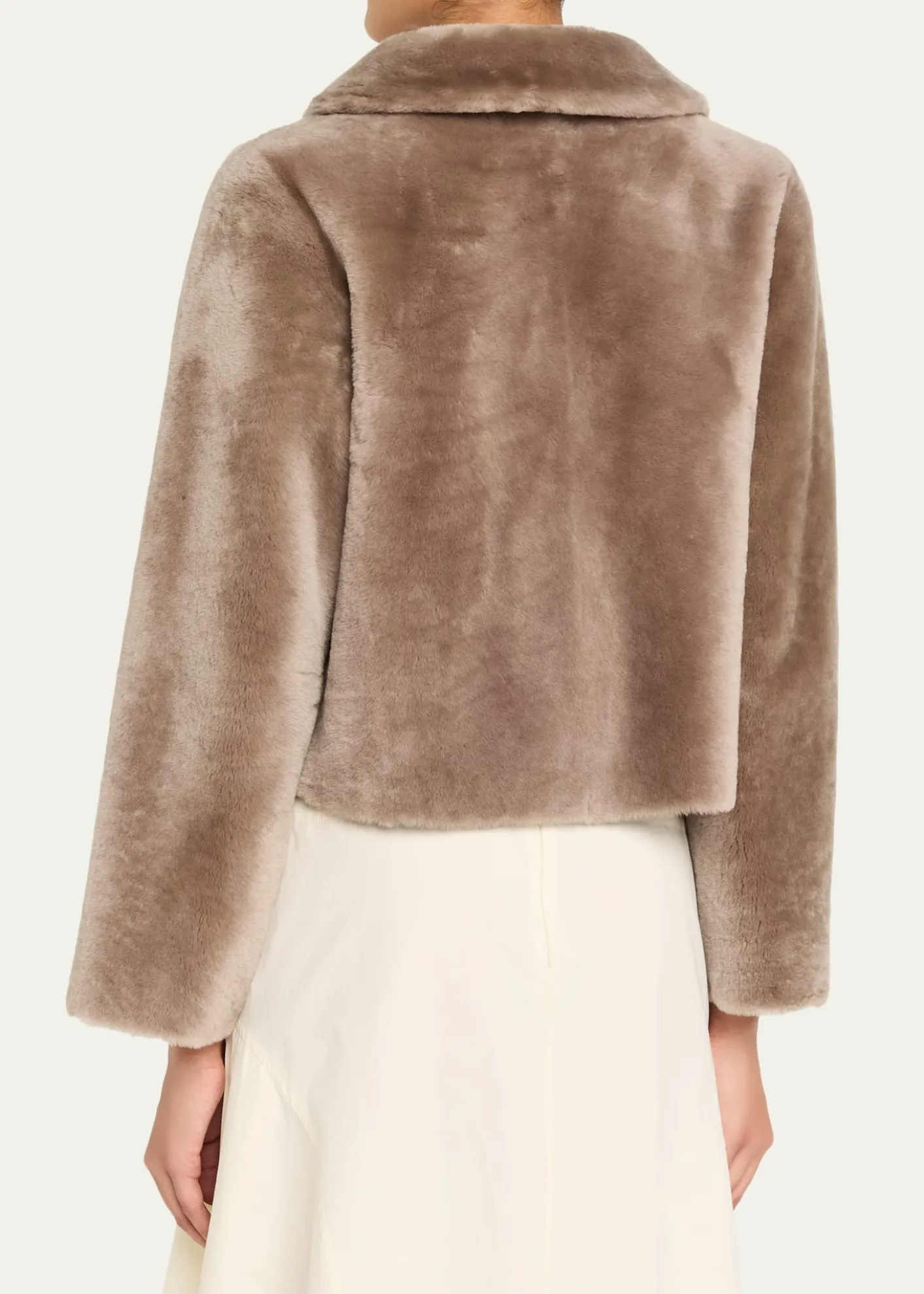 FleuretteOdette Reversible Cropped Shearling Jacket