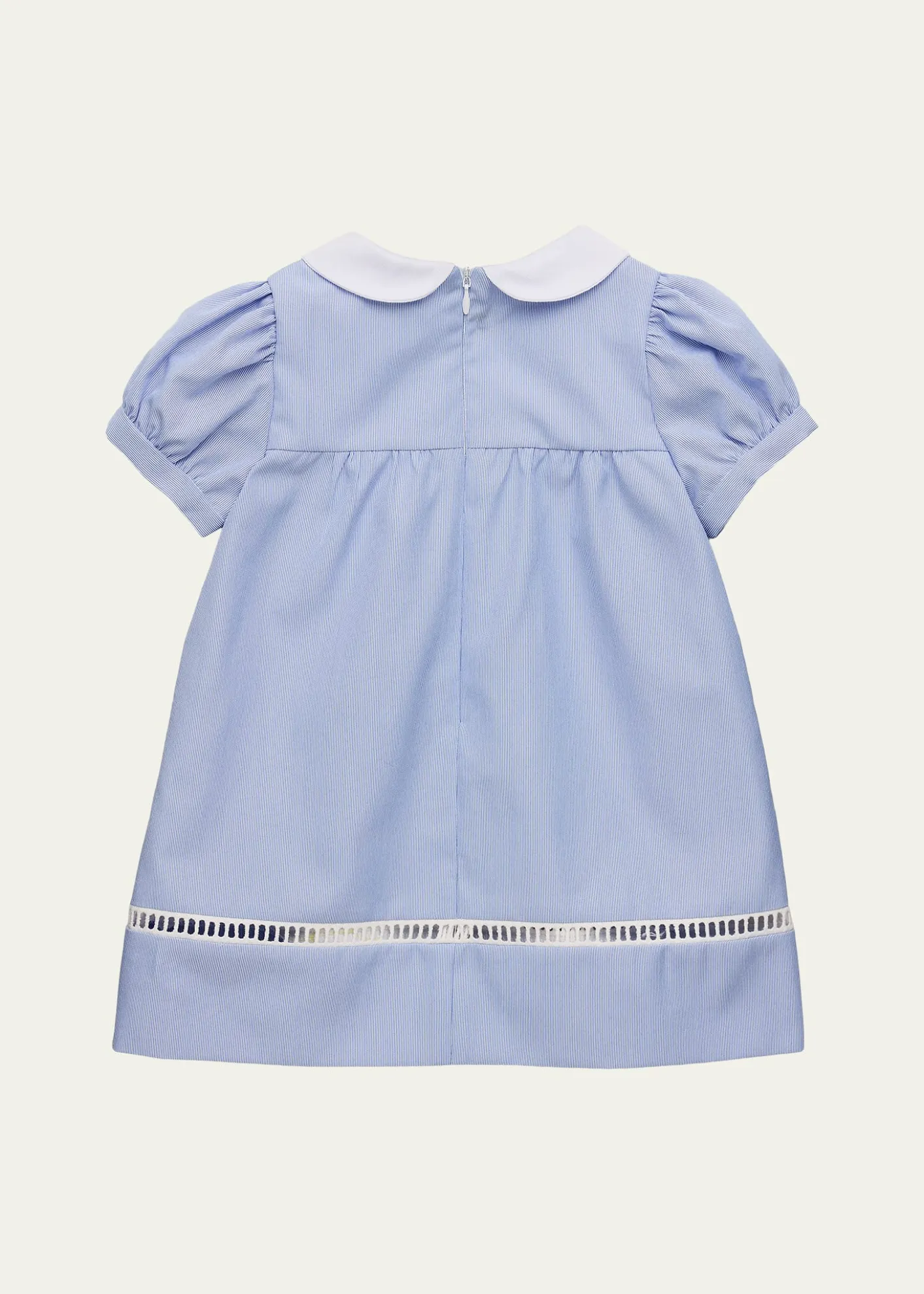 Florence EisemanGirl's Flower Embroidered Pincord Dress, Size 6M-24M