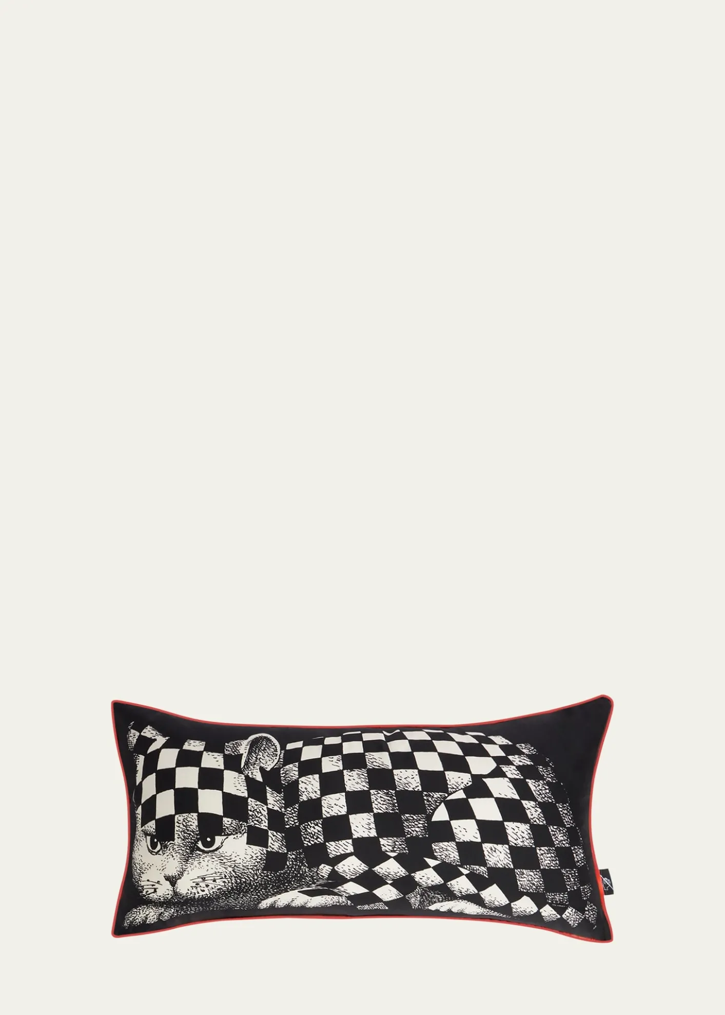 FornasettiHigh Fidelity Printed Cushion, 11.7" x 23.4"