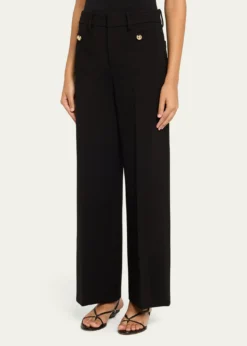 FRAMELe Slim Palazzo Trousers