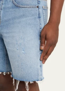 FRAMEMen's Baggy Jean Cutoff Shorts