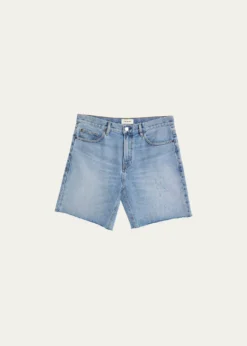 FRAMEMen's Baggy Jean Cutoff Shorts