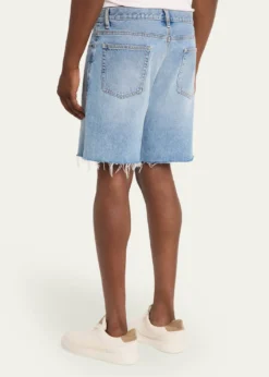 FRAMEMen's Baggy Jean Cutoff Shorts