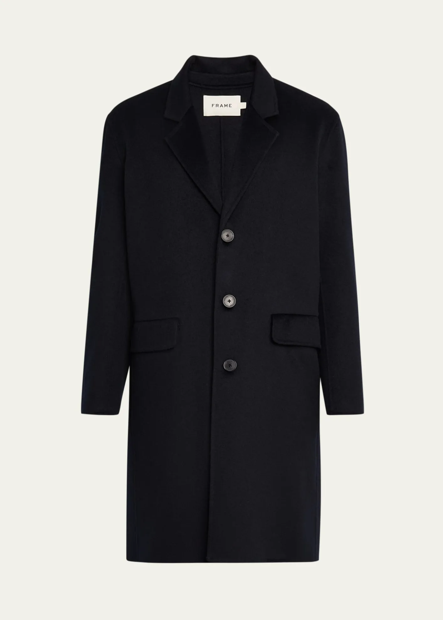 FRAMEMen's Double-Face Wool Overcoat