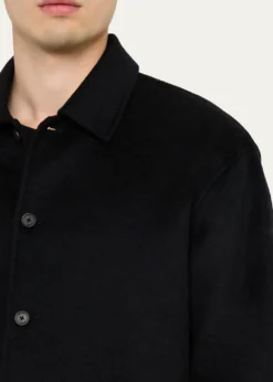 FRAMEMen's Double-Face Wool Overshirt
