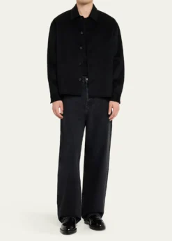 FRAMEMen's Double-Face Wool Overshirt