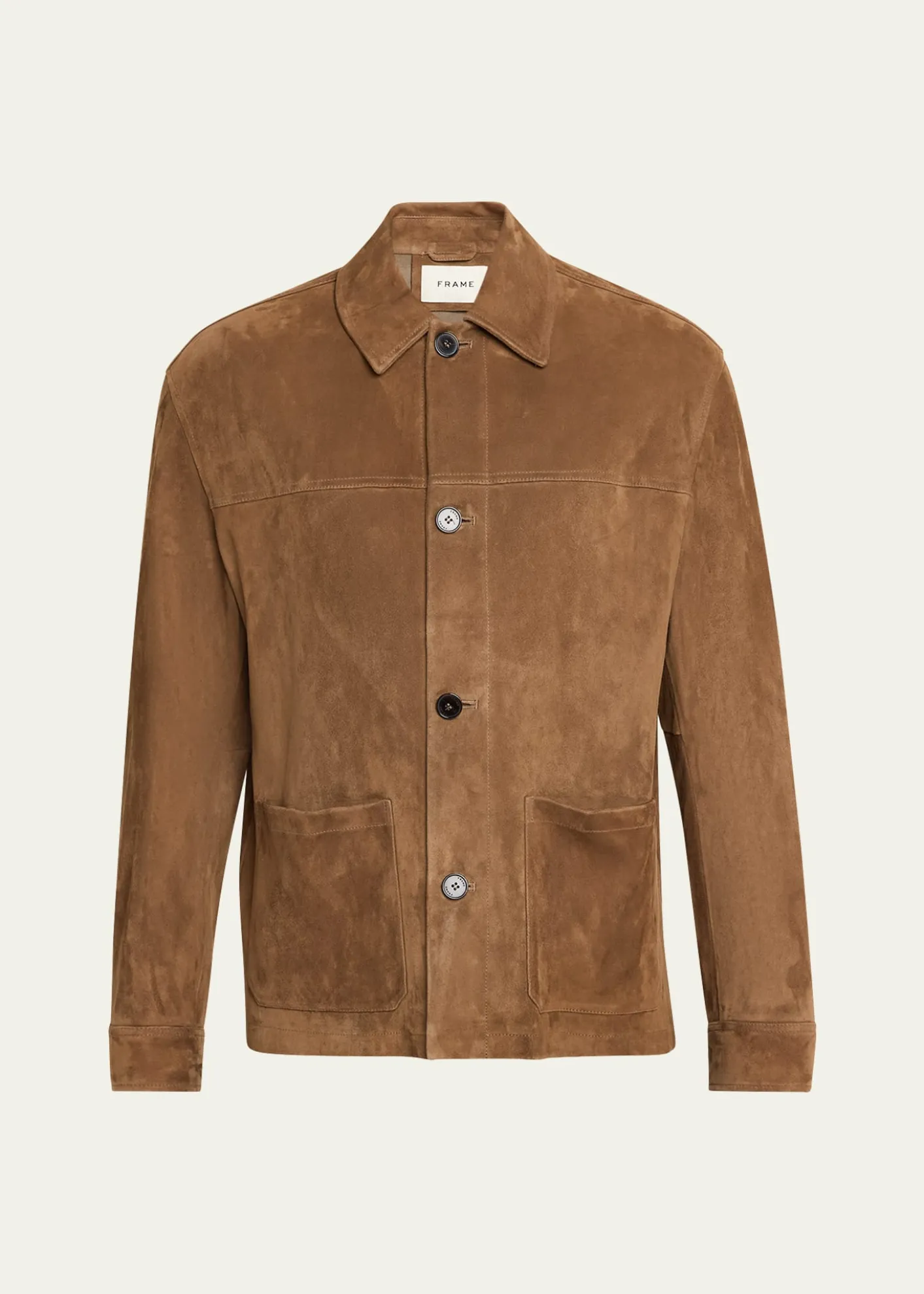 FRAMEMen's Suede Chore Coat