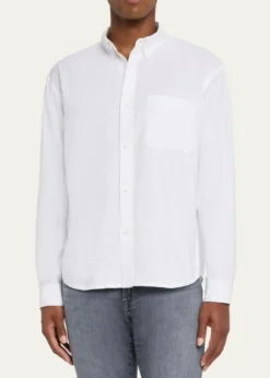 FRAMEMen's Button-Collar Cotton Oxford Sport Shirt