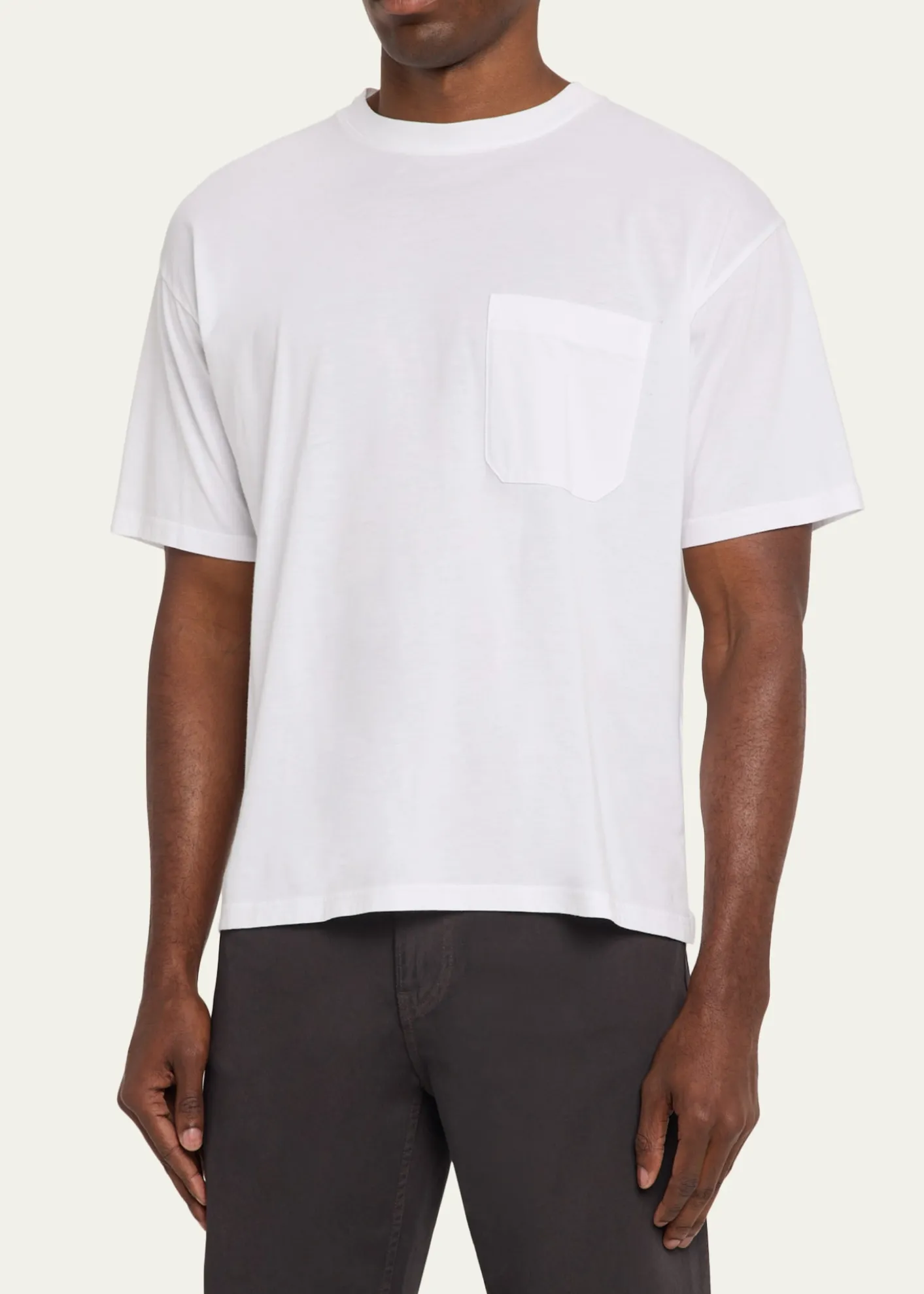 FRAMEMen's Cotton Relaxed Pocket T-Shirt