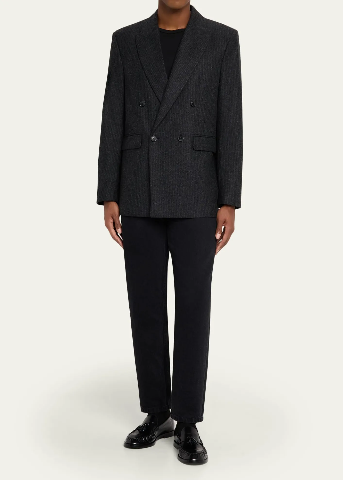 FRAMEMen's Pinstripe Wool Blazer