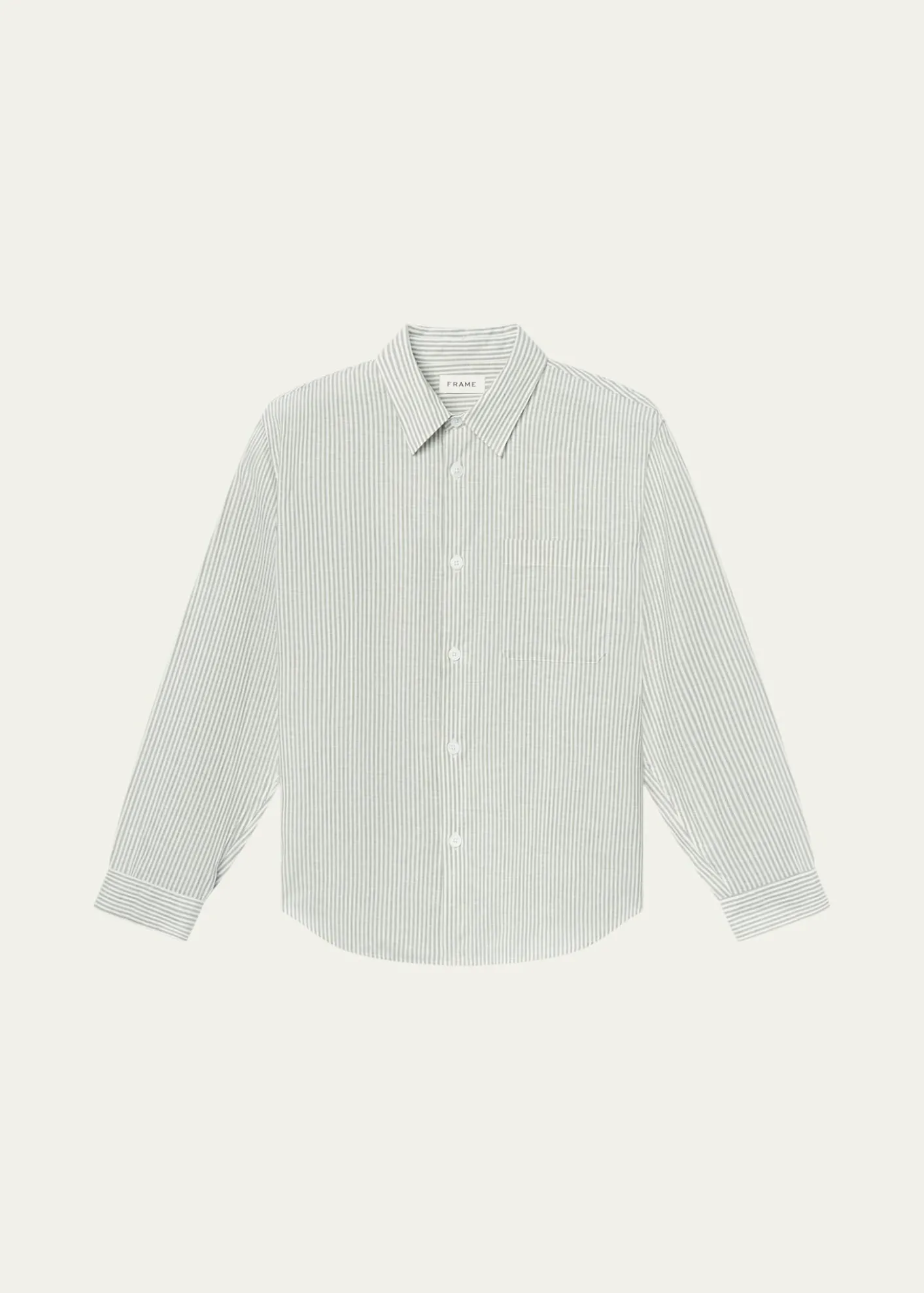 FRAMEMen's Striped Tencel-Blend Button-Down Shirt