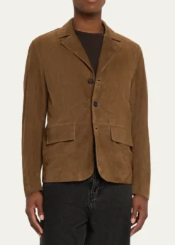 FRAMEMen's Suede Blazer