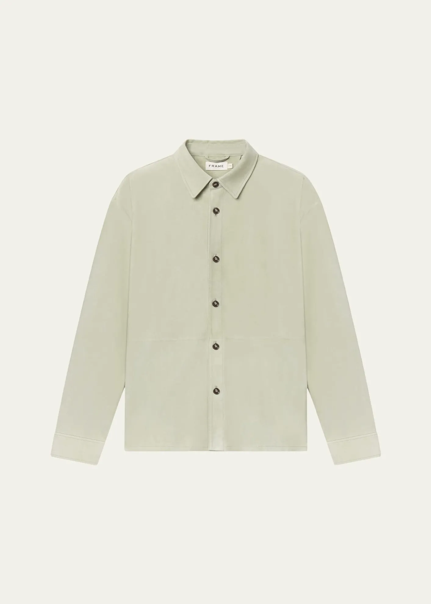 FRAMEMen's Suede Button-Down Shirt