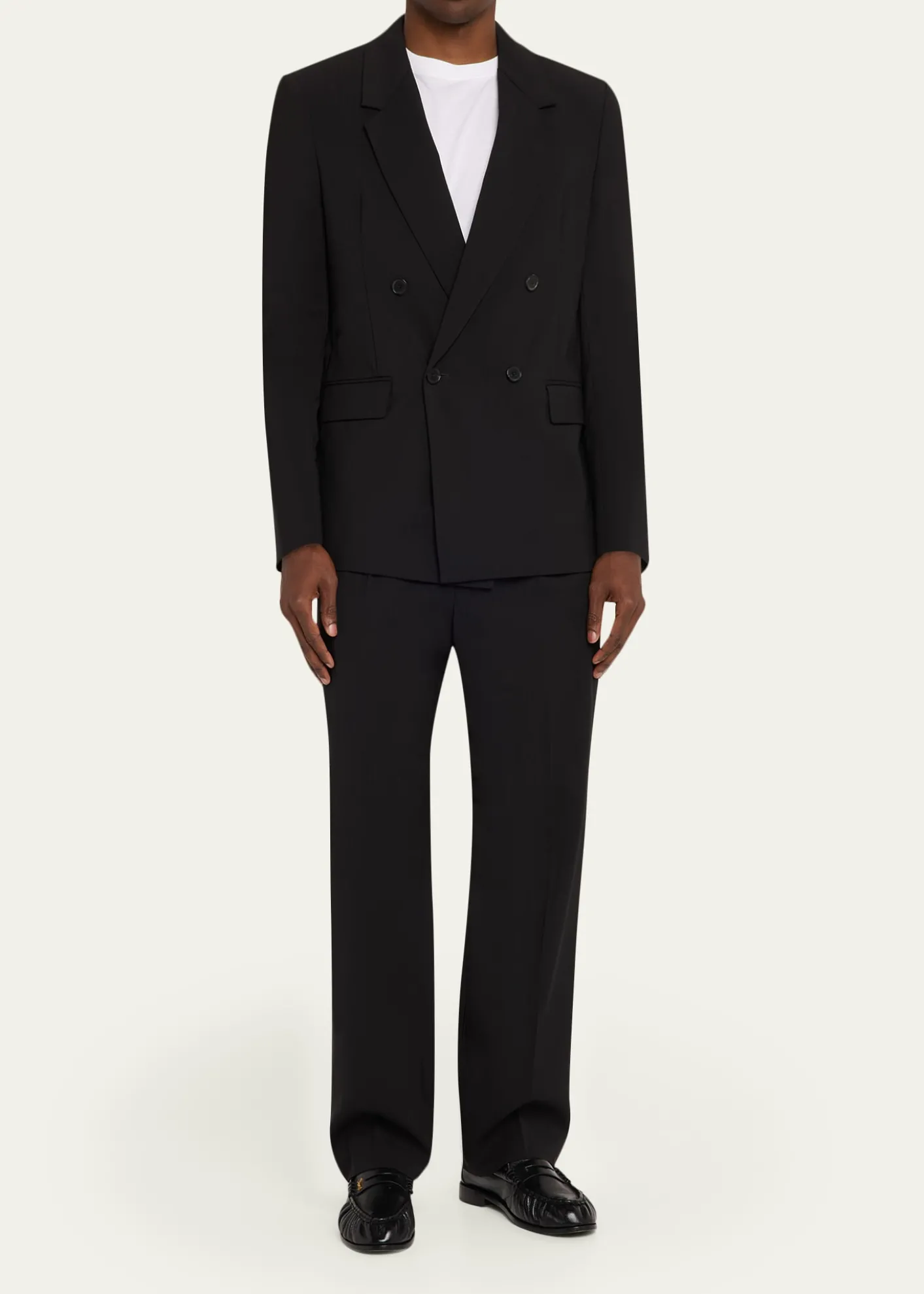 FRAMEMen's Tropical Wool Double-Breasted Blazer