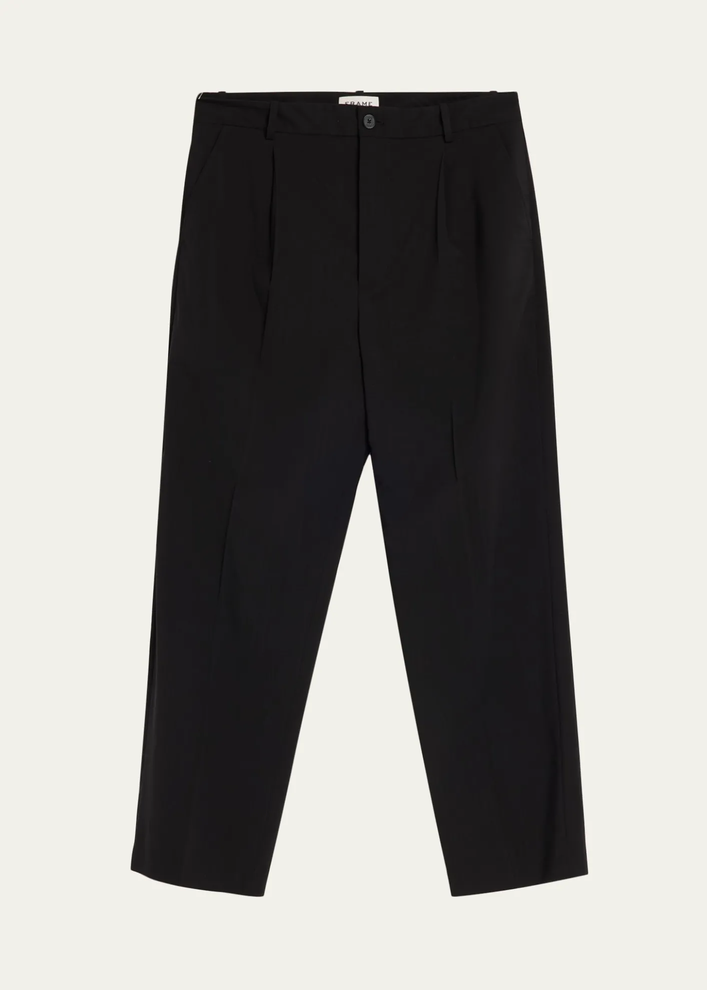 FRAMEMen's Tropical Wool Pleated Trousers