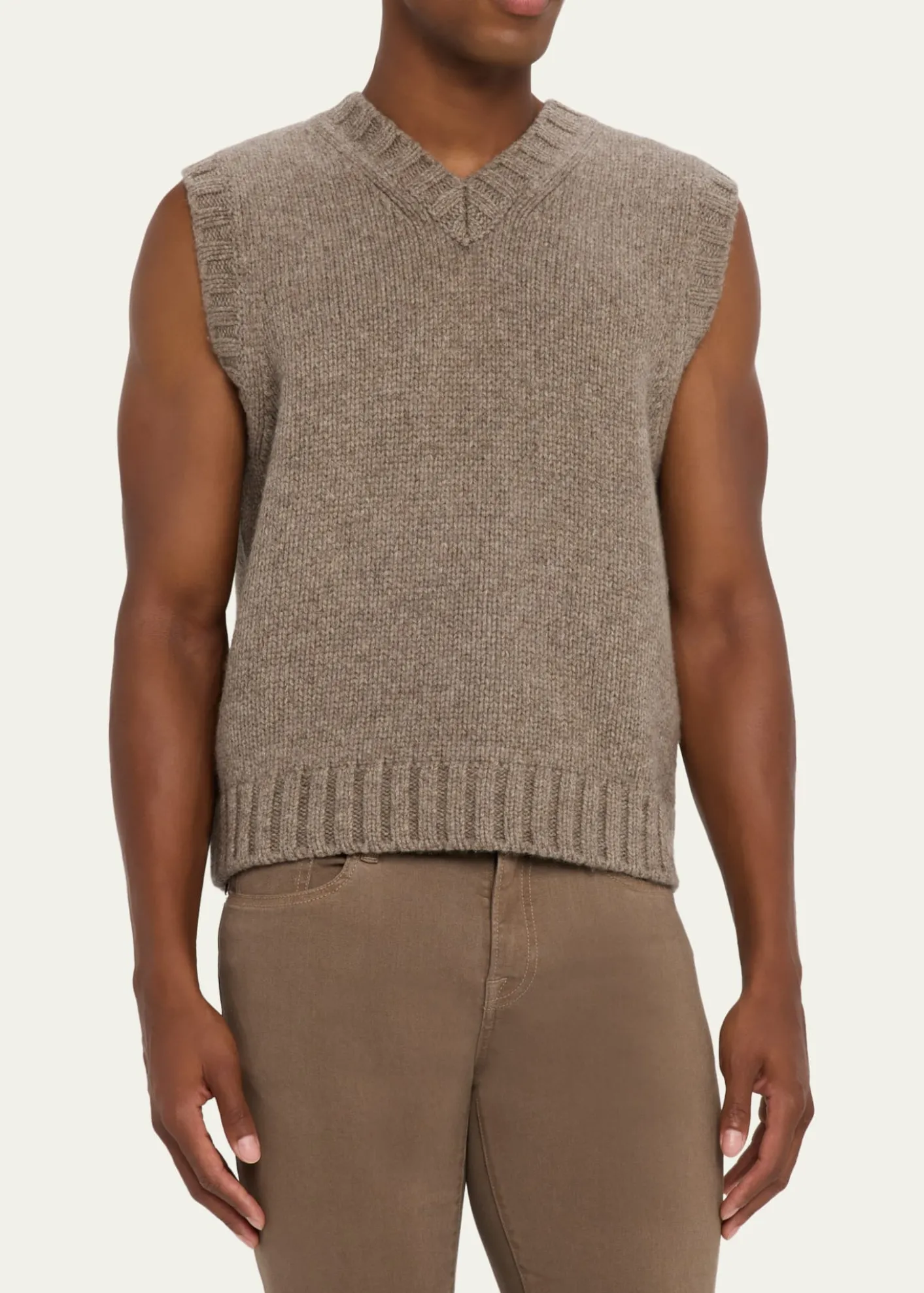 FRAMEMen's Yak Wool Knit Vest