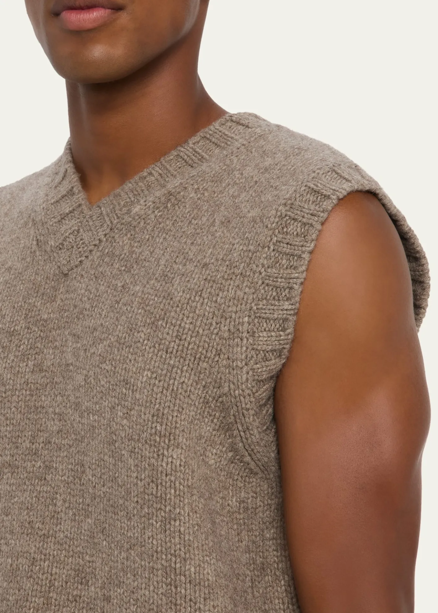 FRAMEMen's Yak Wool Knit Vest