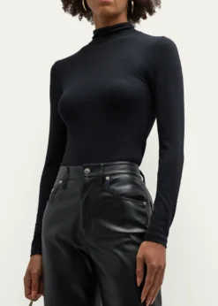 FRAMERibbed Turtleneck Top