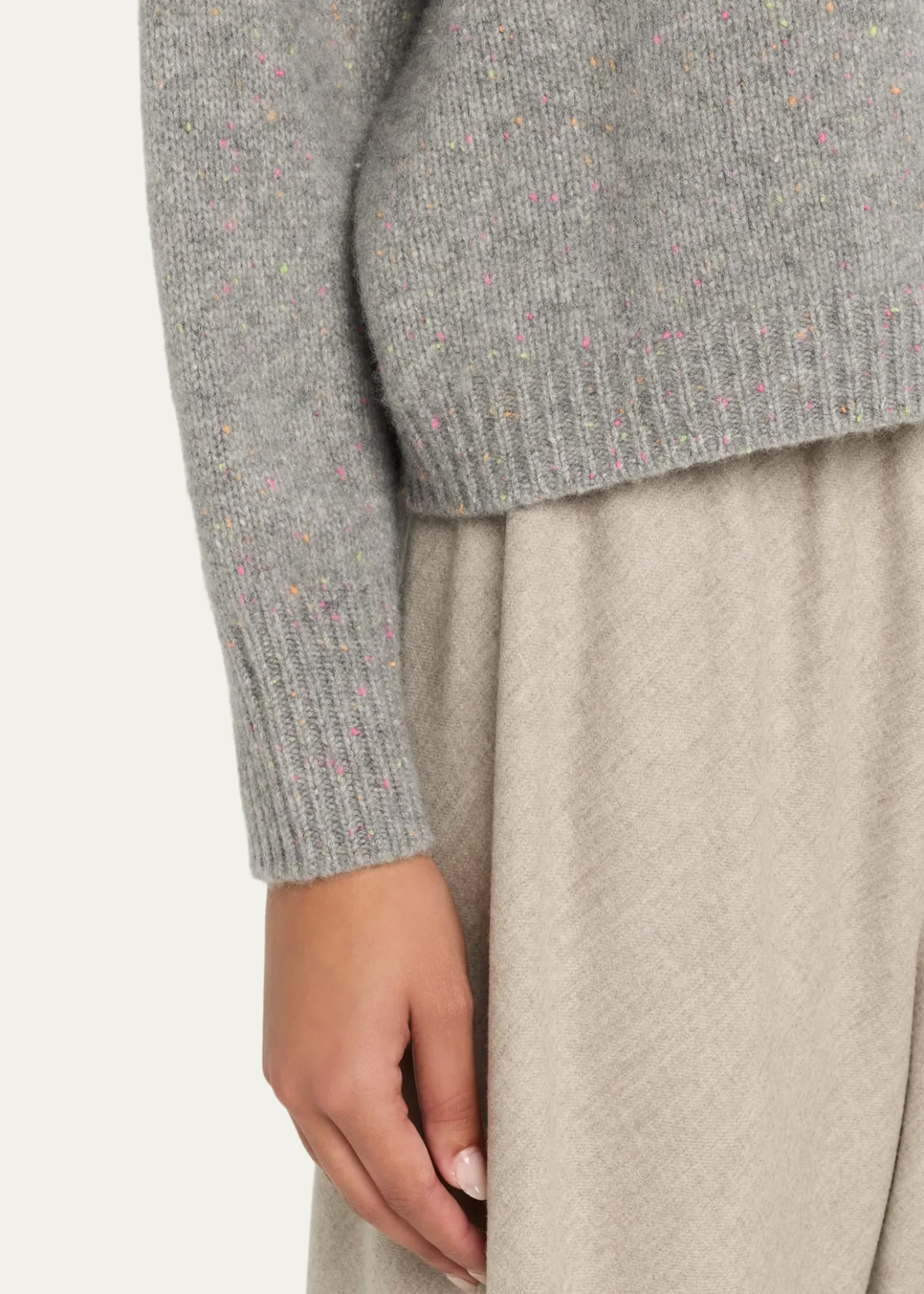 FRAMEThe Cashmere Fleck Cardigan