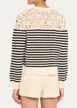 FRAMEThe Coastal Stripe Cardigan