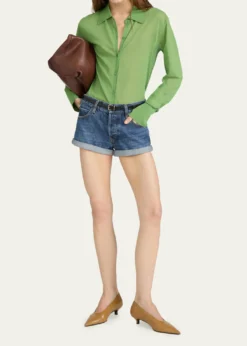 FRAMEThe Collared Cardigan