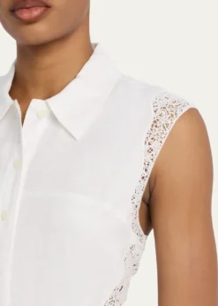 FRAMEThe Embroidered Mini Day Dress