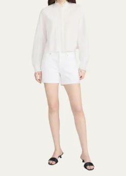 FRAMEThe Long Hang Denim Shorts