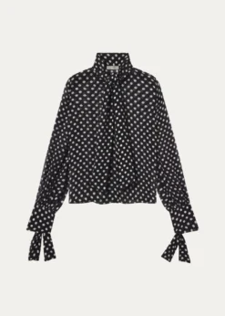 FRAMEThe Nouvelle Polka Dot Blouse