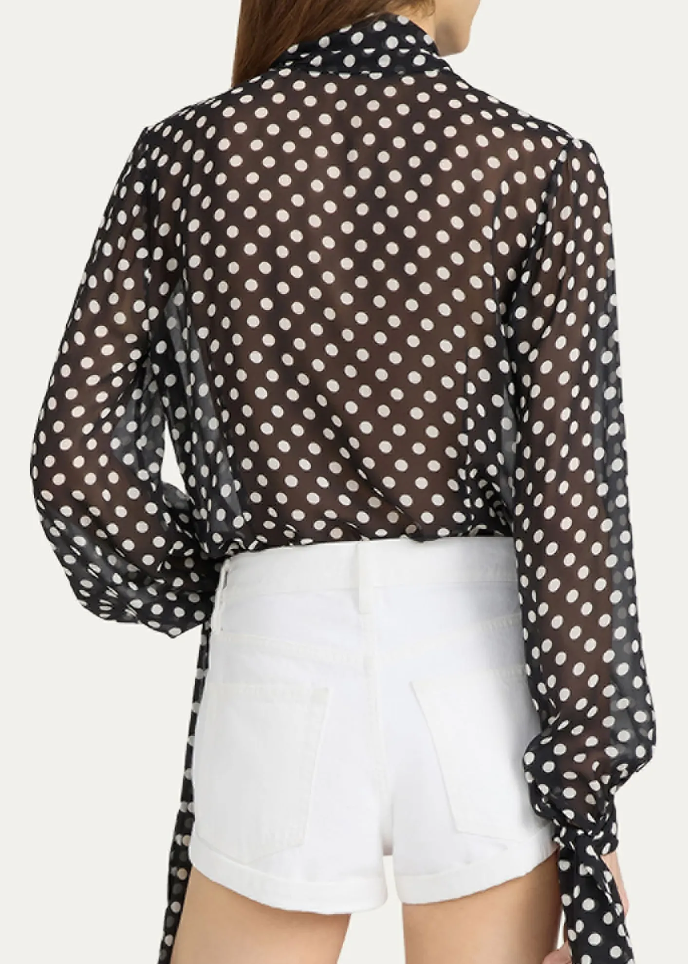 FRAMEThe Nouvelle Polka Dot Blouse